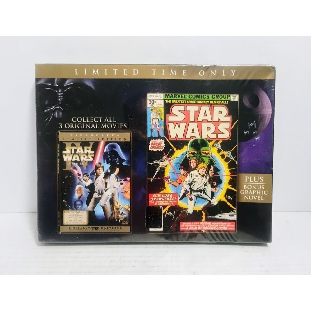 STAR WARS LIMITED ORIGINAL COMIC BOOK EDITION DVD BOX SET NEW SEALED